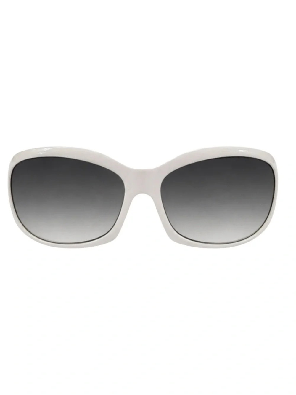 Vintage Arnette Untouchable White Wraparound Sunglasses Y2K